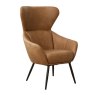 Annecy Armchair Faux Suede Chestnut