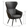 Annecy Armchair Faux Suede Graphite 3