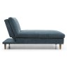 Crean Modular Single Chair Bed/Chaise Fabric Navy 2