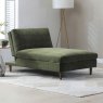Crean Modular Single Chair Bed/Chaise Fabric Olive 5