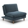 Crean Modular Chair Bed Without Arms Fabric Navy 1