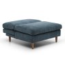 Crean Modular Chair Bed Without Arms Fabric Navy 3