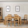 Billie 6-8 Person Extending Dining Table Oak Lidestyle