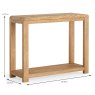 Billie Console Table Oak Dimensions