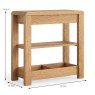 Billie Side/Lamp Table With Shelf Oak Dimensions