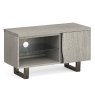 Brooklyn 1 Door Small TV/Entertainment Unit Natural Grey