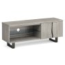 Brooklyn 2 Door Large TV/Entertainment Unit Natural Grey