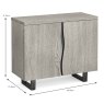 Brooklyn 2 Door Small Sideboard Natural Grey Dimensions