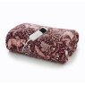 Woodland Folk Heated Throw 140x180cm Wine