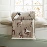 Sterling Stag Heated Throw 140x180cm Mocha Folded