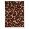 Mushroom Heated Throw 140x180cm Wine Overhead