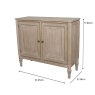 Heritage Willow 2 Door Cabinet Natural Dimensions