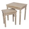 Heritage Willow Nest Of Tables (Set of 2) Natural Separted