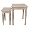 Heritage Willow Nest Of Tables (Set of 2) Natural Side by Side
