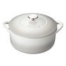 Natural Canvas Cast Iron 26cm Round Casserole 