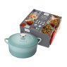 Pavilion Cast Iron 26cm Round Casserole Dish in Packaging