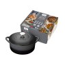 Halo Cast Iron 24cm Round Casserole Dish Packaging