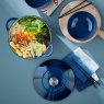 Cobalt Cast Iron 24cm Round Casserole Dish Lifestyle