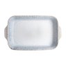 Kiln Blue Large Rectangular Oven Dish Overhead