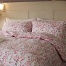 Nova Reversible King Duvet Cover Set Pink Close Up