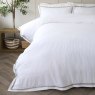 Aarie Double Duvet Cover Set Natural Close Up
