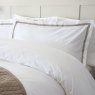 Aarie Double Duvet Cover Set Natural Close Up Pillow