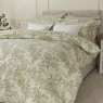 Ada Reversible King Duvet Cover Set Green Side Angle
