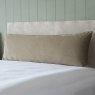 Velvet Bolster Cushion 43x120cm Taupe