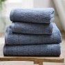 The Lyndon Company Linwood Bath Towel Denim Lifestyle
