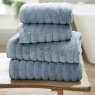 The Lyndon Company Ribbleton Bath Sheet Blue Lifestyle