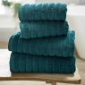 The Lyndon Company Ribbleton Hand Towel Dark Green Lifestyle