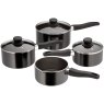Judge Essentials Non-Stick 4 Piece Saucepan Set Black
