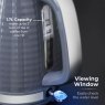Tower Saturn 1.7L Kettle Grey Capacity Window