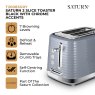 Tower Saturn 2 Slice Toaster Grey Functions