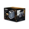 Tower Saturn 2 Slice Toaster Grey in Box