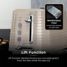 Tower Saturn 2 Sliice Toaster Latte Removeable Tray