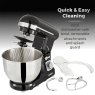 Tower Stand Mixer With Stainless Steel Bowl Easy Cleaning