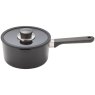 Judge Vista Ceramic Non-Stick 18cm Draining Saucepan with Glass Lid Side View