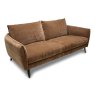 Fabbrica Basel 3 Seater Sofa Fabric Can 500 Caramel Side Angle Left