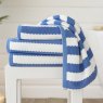 Deyongs Boston Hand Towel Royal Blue Lifestyle