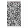 Deyongs Mixed Leaves Bath Sheet Grey Open