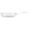 Stellar Profile Uncoated Stainess Steel 24cm Frying Pan Side View