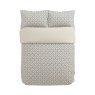 V&A Ribbon Lattice Reversible King Duvet Cover Set Teal Cutout
