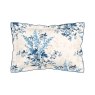V&A Larkspur Meadow Reversible King Duvet Cover Set Blue Oxford Pillowcase
