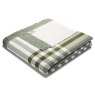Biederlack Border Check Throw 140cm x 180cm Green 