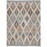Biederlack Ikat Diamond Throw 140cm x 180cm Natural Flatlay