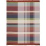Biederlack Panel Check Throw 140cm x 180cm Bordeaux Flatlay