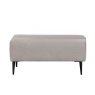 Moonap Monroe Medium Footstool With Gap For A Table Fabric (Multiple Colours)