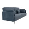 Fama Moonap Monroe Standard 3 Seater Sofa A Fabric 10 Teal Side Angle