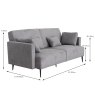 Fama Moonap Monroe Standard 3 Seater Sofa A Fabric 02 Linen Dimensions